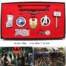 The Avengers key chains set(7pcs a set)