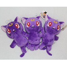 7.2inches Sailor Moon plush dolls set(3pcs a set)