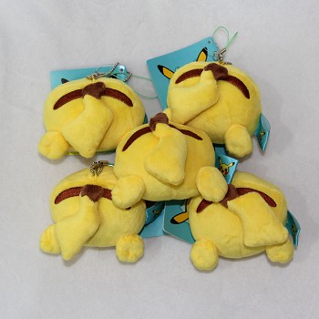 4inches Pokemon plush dolls set(5pcs a set)