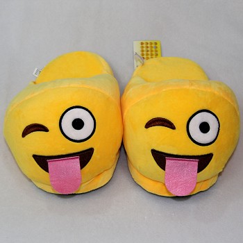 Emjoy plush shoes slippers a pair