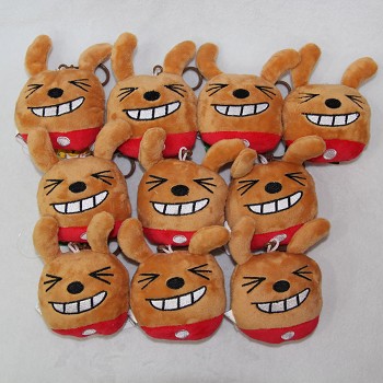 3.2inches Kakao friends plush dolls set(10pcs a set)