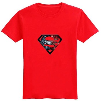 Super man cotton red t-shirt