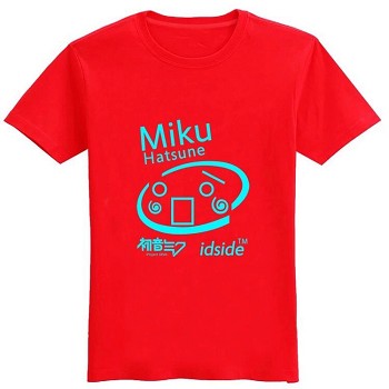 Hatsune Miku cotton luminous red t-shirt