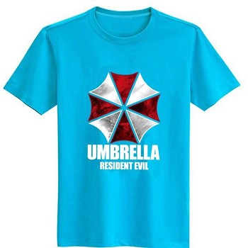 Resident Evil cotton blue t-shirt