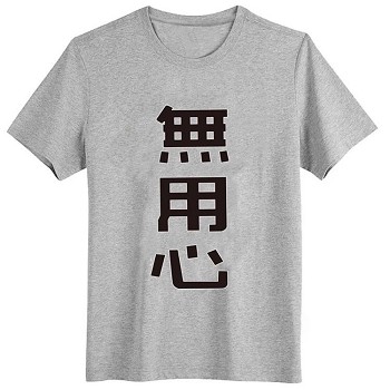 Anohana cotton gray t-shirt