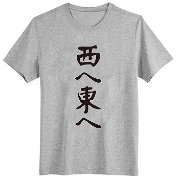 Anohana cotton gray t-shirt