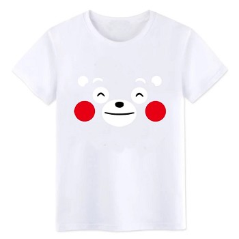 Kumamon cotton white t-shirt