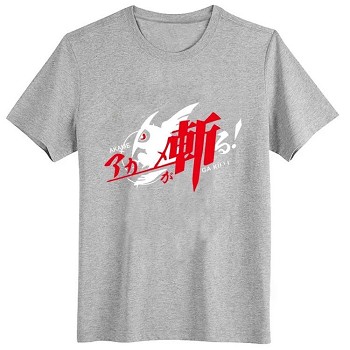 Akame ga KILL! cotton gray t-shirt