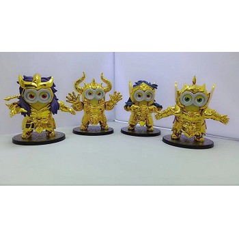 Despicable Me cos Saint Seiya figures (4pcs a set)