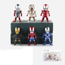 Iron Man figures set(6pcs a set)