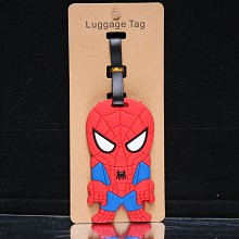 Spider man luggage tag