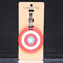 Captain America luggage tag