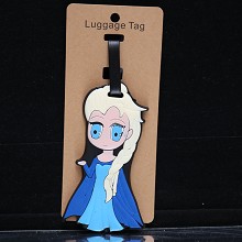 Frozen luggage tag