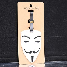 V for Vendetta luggage tag