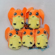 4inches Pokemon plush dolls set(5pcs a set)