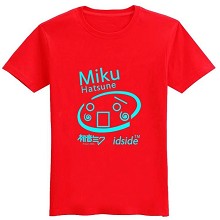 Hatsune Miku cotton luminous red t-shirt