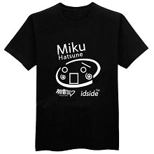 Hatsune Miku cotton luminous black t-shirt