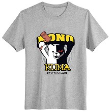 Dangan Ronpa cotton gray t-shirt