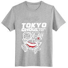 Tokyo ghoul gray cotton t-shirt