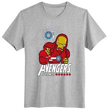 The Avengers Iron Man cotton gray t-shirt