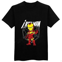 The Avengers Iron Man cotton black t-shirt