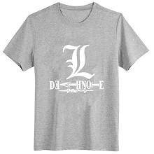 Death Note cotton gray t-shirt