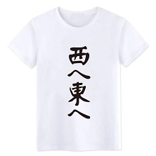 Anohana cotton white t-shirt