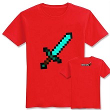 Minecraft cotton red t-shirt