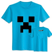 Minecraft cotton blue t-shirt