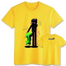 Minecraft cotton yellow t-shirt