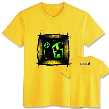 Minecraft cotton yellow t-shirt