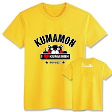 Kumamon cotton yellow  t-shirt