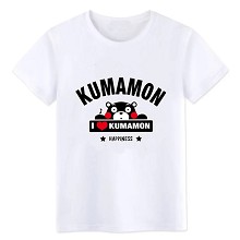 Kumamon cotton white t-shirt