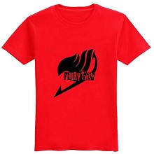 Fairy Tail cotton red t-shirt