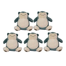 6inches Pokemon plush dolls set(5pcs a set)