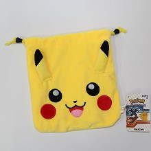 Pokemon plush drawstring bag