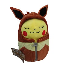 8inches Pokemon pikachu sleeping bag plush doll