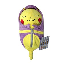 8inches Pokemon pikachu sleeping bag plush doll