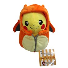 8inches Pokemon pikachu sleeping bag plush doll