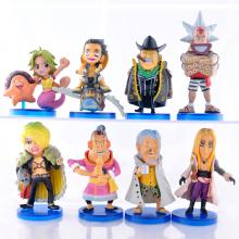 One piece figures(8 a set)