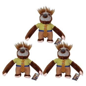 8inches Zootopia plush dolls set(3pcs a set)