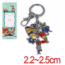 Zootopia anime key chain