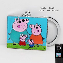 Peppa pig anime key chain