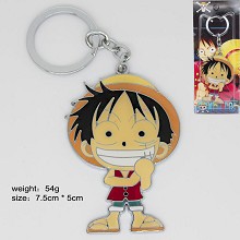 One Piece Luffy anime key chain