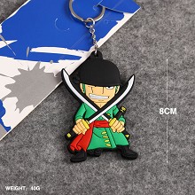 One Piece Zoro key chain