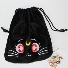 Sailor Moon plush drawstring bag