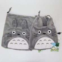 TOTORO plush drawstring bag