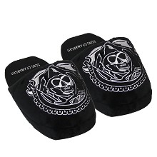 Sons of Anarchy plush slippers a pair