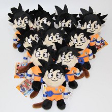 4inches Dragon Ball Son Goku plush dolls set(10pcs a set)