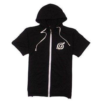 Naruto cotton short sleeve hoodie